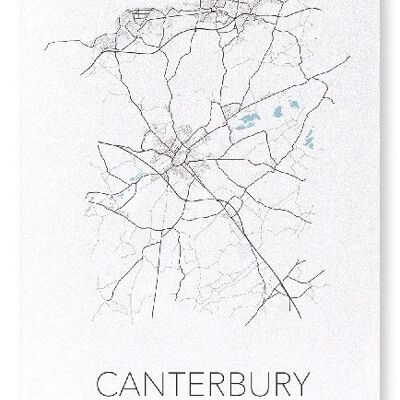CANTERBURY AUSSCHNITT (LICHT): Kunstdruck