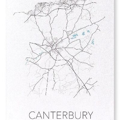 CANTERBURY CUTOUT (LIGHT): Art Print