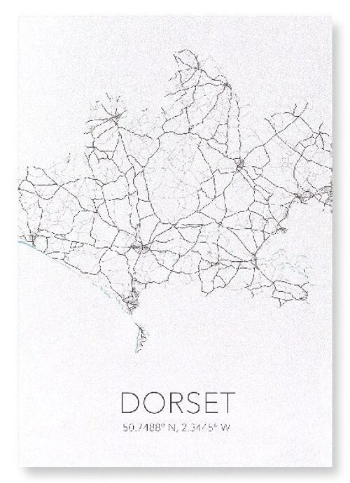 DORSET CUTOUT (LIGHT): Art Print