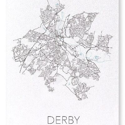 DERBY CUTOUT (LIGHT): Art Print