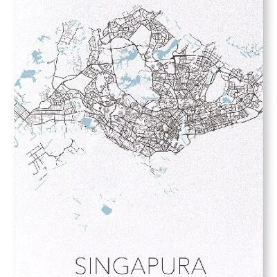 SINGAPORE CUTOUT (LUCE): Stampa artistica