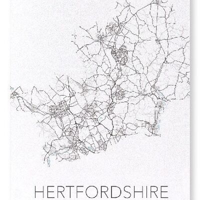 DÉCOUPE HERTFORDSHIRE (LUMIÈRE): Impression artistique