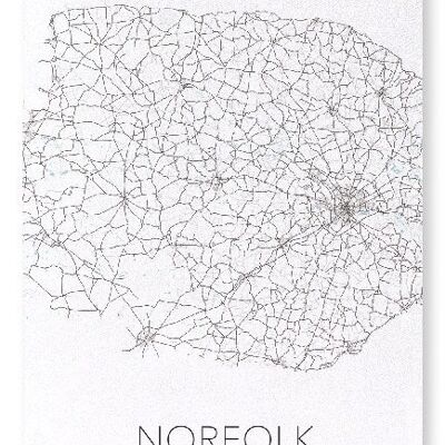 NORFOLK CUTOUT (LIGHT): Art Print