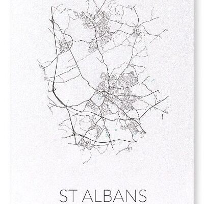 ST. ALBANS CUTOUT (LIGHT): Art Print