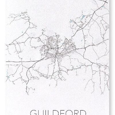 GUILDFORD CUTOUT (LIGHT): Art Print
