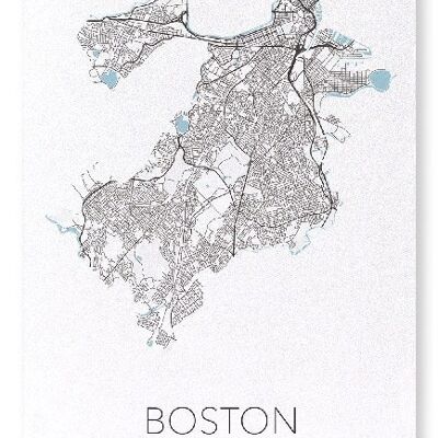 BOSTON AUSSCHNITT (LICHT): Kunstdruck
