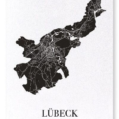 LÜBECK CUTOUT (DARK): Art Print