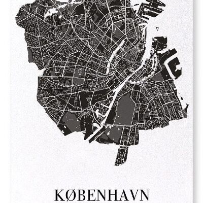 COPENHAGEN CUTOUT (DARK): Art Print