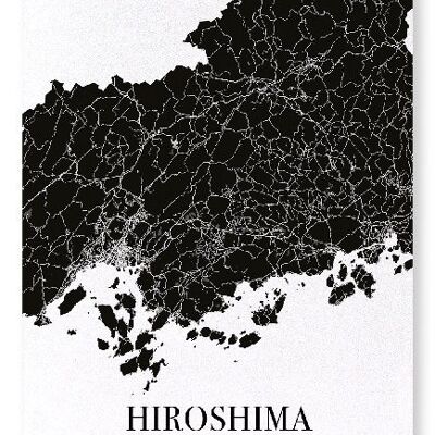 HIROSHIMA AUSSCHNITT (DUNKEL): Kunstdruck