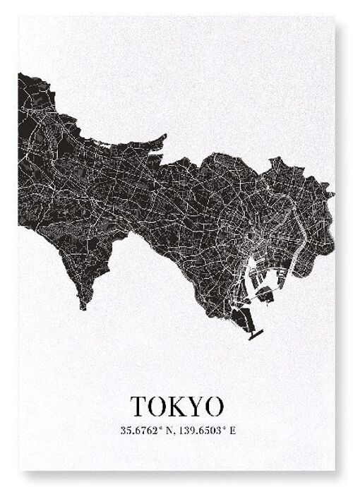 TOKYO CUTOUT (DARK): Art Print