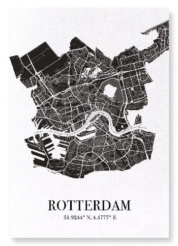 DÉCOUPE DE ROTTERDAM (FONCÉ): Impression artistique 2