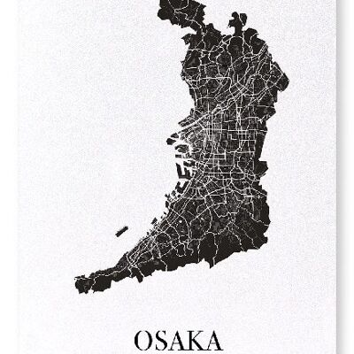 OSAKA CUTOUT (DARK): Art Print