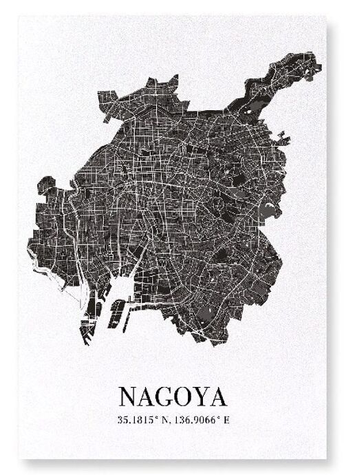 NAGOYA CUTOUT (DARK): Art Print