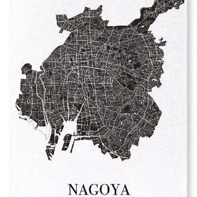 NAGOYA CUTOUT (DARK): Art Print