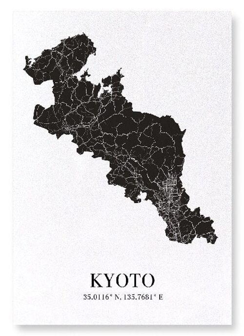 KYOTO CUTOUT (DARK): Art Print