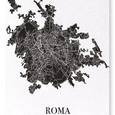 ROME CUTOUT (DARK): Art Print