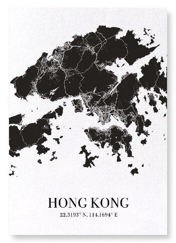 DÉCOUPE DE HONG KONG (FONCÉ): Impression artistique 1