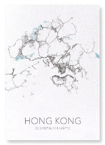 DÉCOUPE DE HONG KONG (FONCÉ): Impression artistique 2