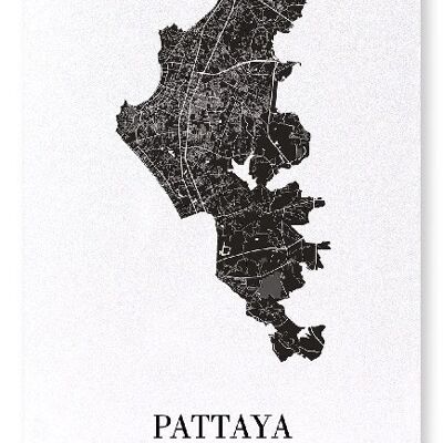 DÉCOUPE DE PATTAYA (FONCÉ): Impression artistique