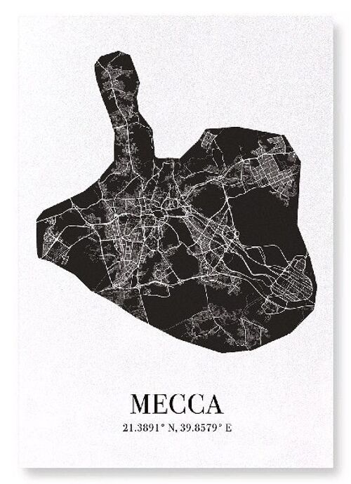 MECCA CUTOUT (DARK): Art Print
