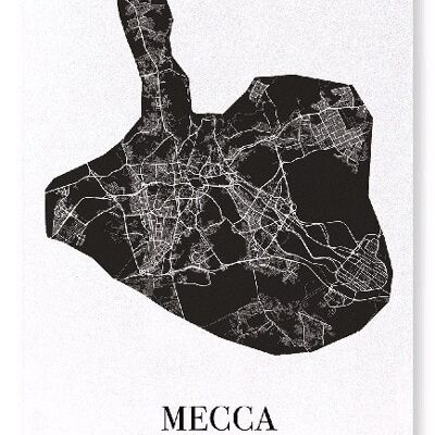 MECCA CUTOUT (DARK): Art Print