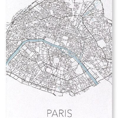 PARIS CUTOUT (LIGHT): Art Print