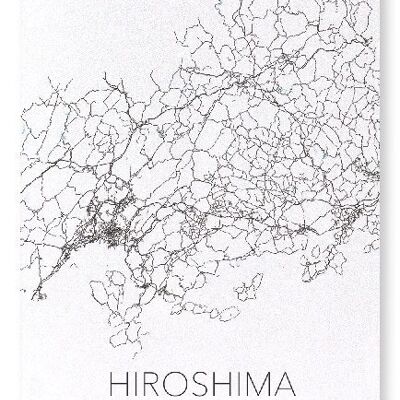 HIROSHIMA CUTOUT (LIGHT): Art Print