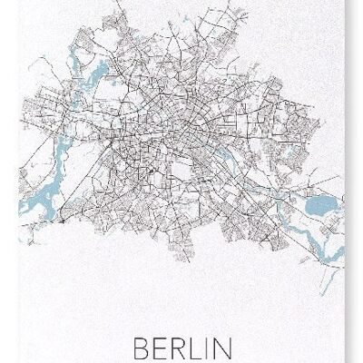 BERLIN AUSSCHNITT (LICHT): Kunstdruck