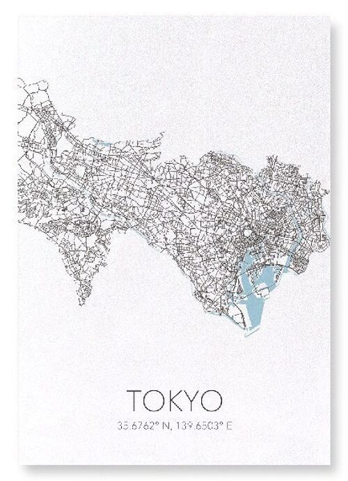 TOKYO CUTOUT (LIGHT): Art Print