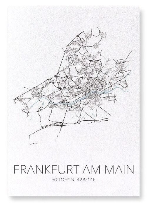 FRANKFURT CUTOUT (LIGHT): Art Print