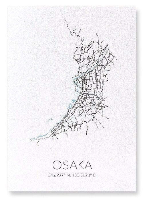 OSAKA CUTOUT (LIGHT): Art Print