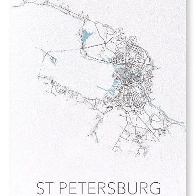 ST PETERSBURG CUTOUT (LIGHT): Art Print