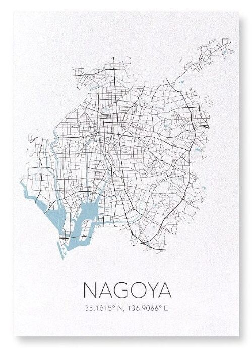 NAGOYA CUTOUT (LIGHT): Art Print