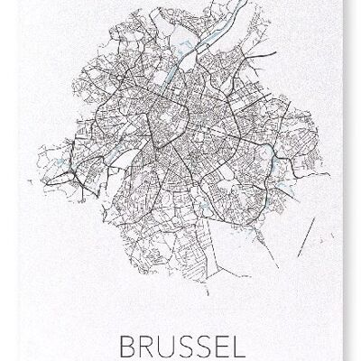 BRUXELLES CUTOUT (LUCE): Stampa artistica