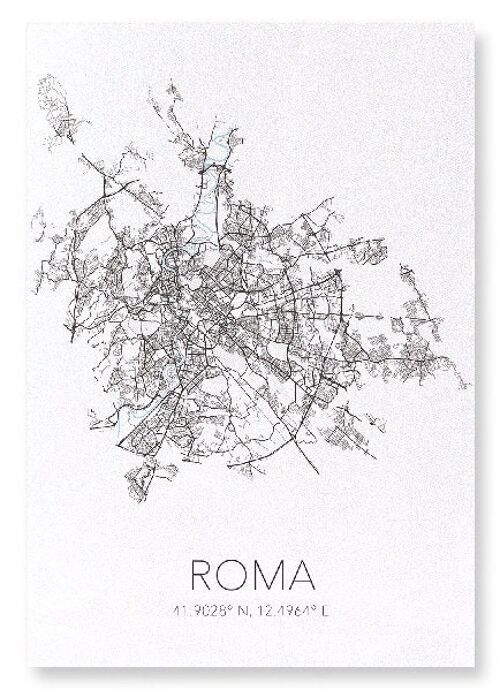 ROME CUTOUT (LIGHT): Art Print