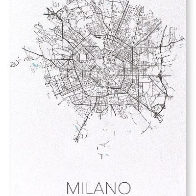 MILAN CUTOUT (LIGHT): Art Print
