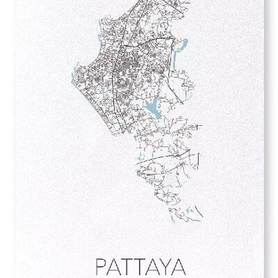 PATTAYA CUTOUT (LIGHT): Art Print