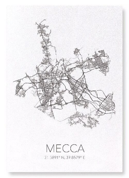 MECCA CUTOUT (LIGHT): Art Print