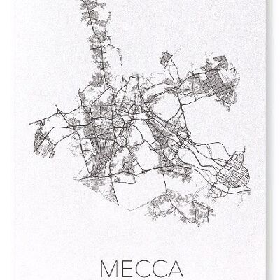 RECORTE DE LA MECA (LUZ): Lámina artística