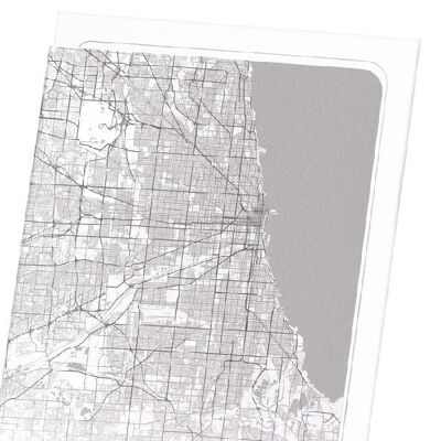 CARTE COMPLÈTE DE CHICAGO (LUMIÈRE): Impression artistique