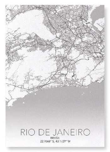 RIO DE JANEIRO COMPLET (FONCÉ): Art Prints 3