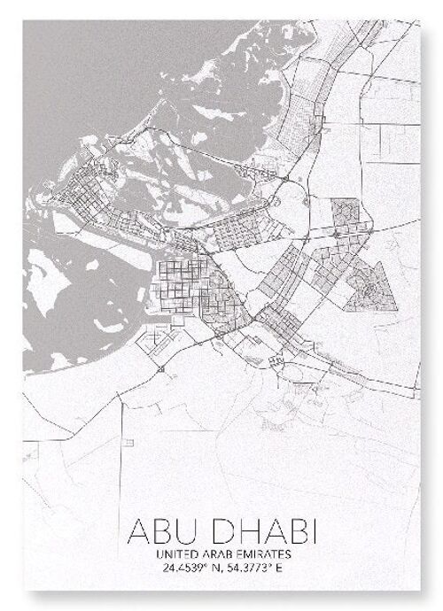 ABU DHABI FULL (LIGHT): Art Prints