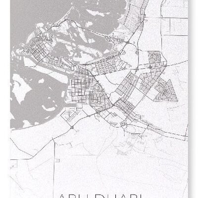 ABU DHABI FULL (LIGHT): Art Prints