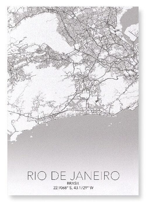 RIO DE JANEIRO FULL (LIGHT): Art Prints