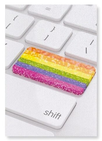 CLAVIER ARC-EN-CIEL Impression artistique 2