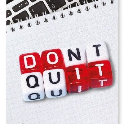 DON’T QUIT, DO IT Art Print