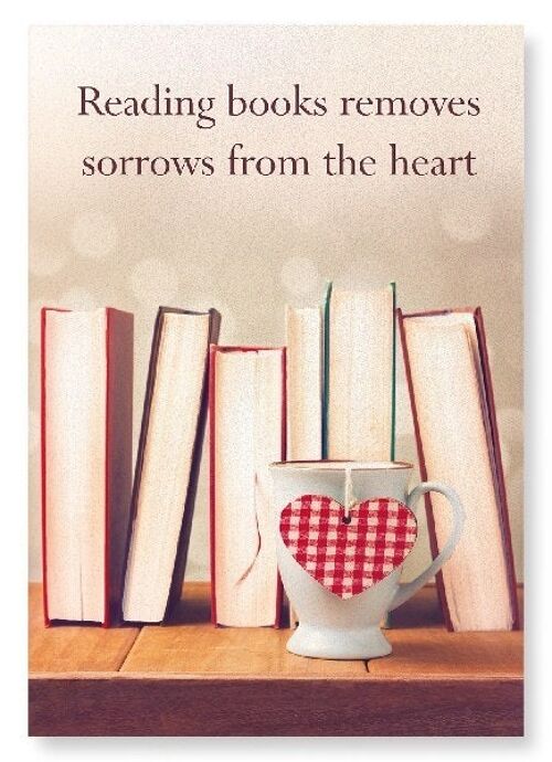 READING FOR THE HEART Art Print