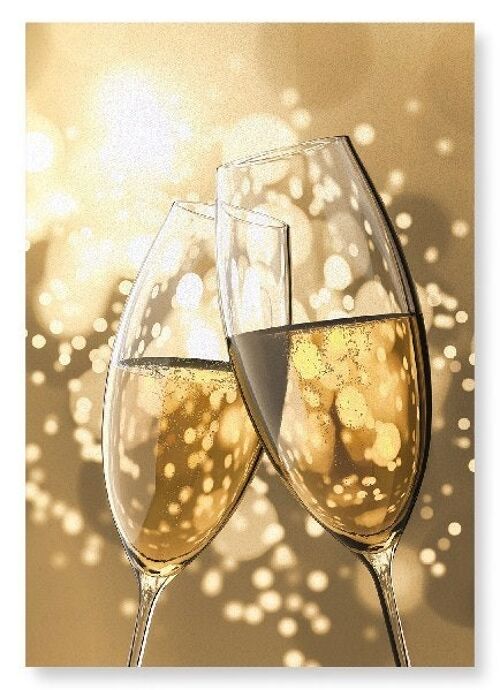 CHAMPAGNE CHEERS Art Print