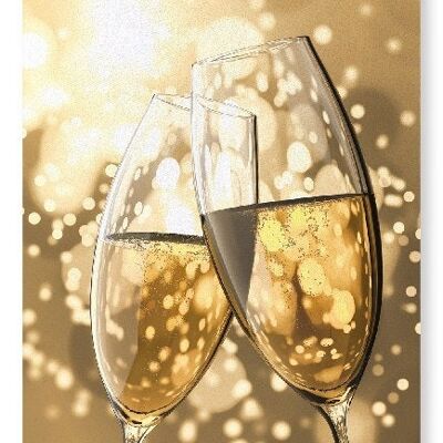 CHAMPAGNE CHEERS Art Print