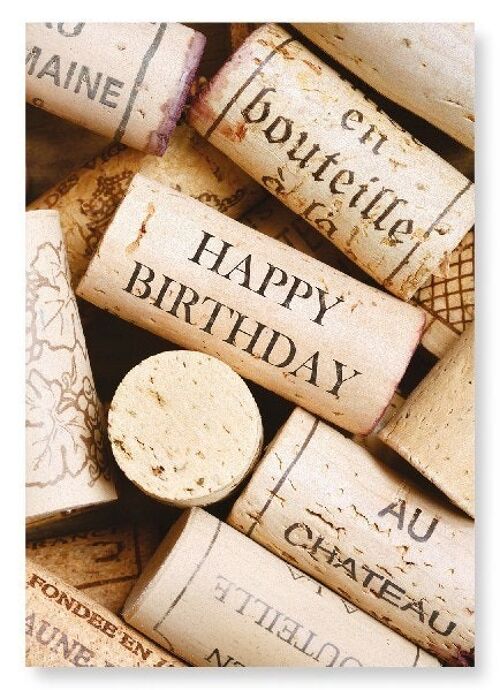 BIRTHDAY WINE CORK Art Print